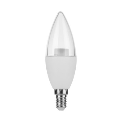لامپ شمعی ساده شفاف 6 وات سیماران SL-NCC آفتابی